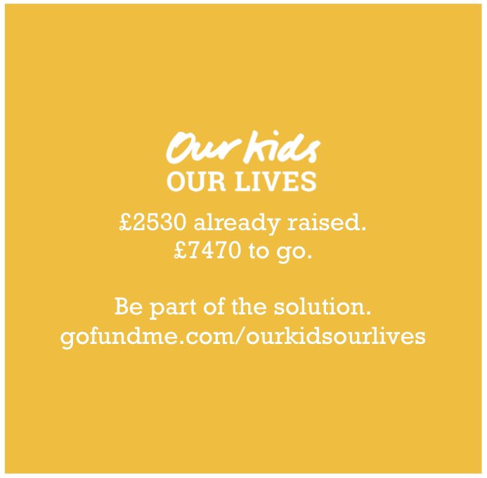 OurKidsOurLives's tweet image. We’re 1/4 if the way through R1. Please help us with the other 3/4 every tenner helps. gofundme.com/f/ourkidsourli…
