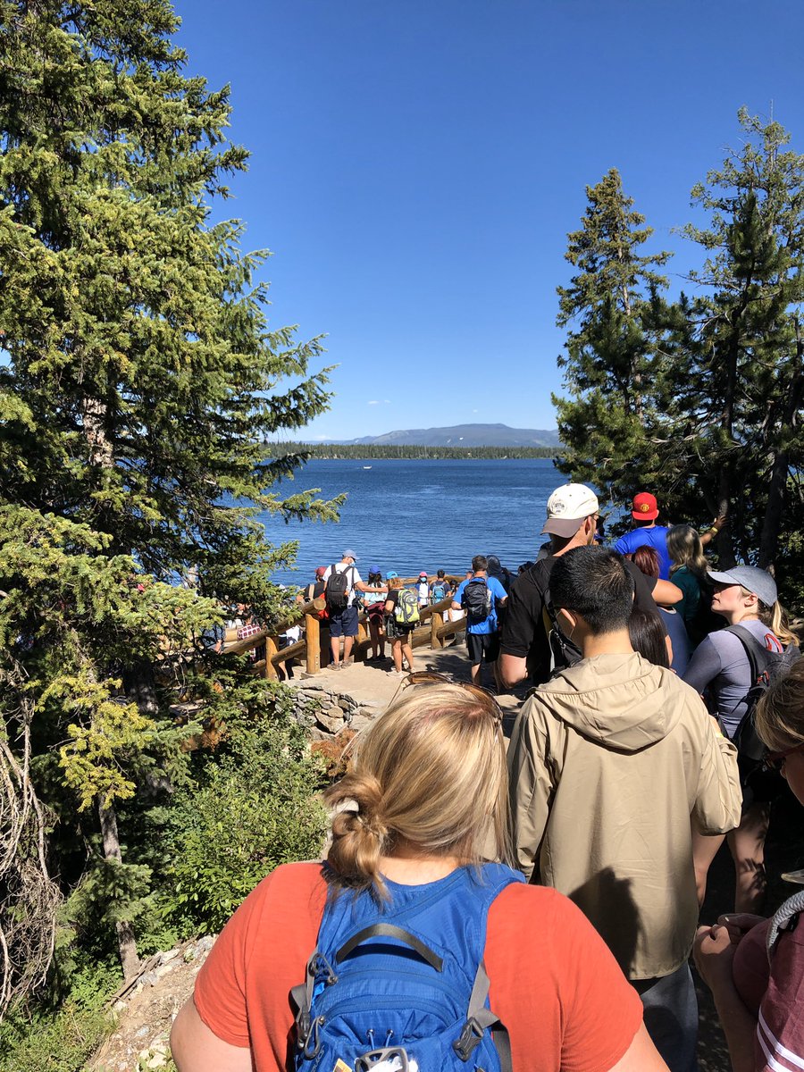 5. After a 15 mile hike we came down to the Jenny Lake ferry to a wait time of an hour to get on the boat, because they were only filling it at half capacity for social distancing. Pack more water than you think you need. One woman fainted while we were waiting in line. &ndash; bei  Grand Teton National Park