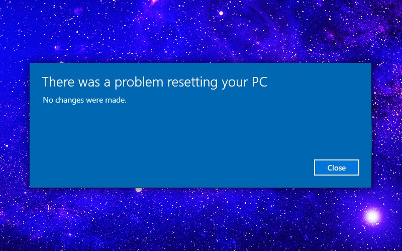 easytutorialcom's tweet image. Do you want to reset your PC but it just doesn't work?
Do you receive the error "There was a problem resetting your PC" every time you want to factory reset your computer?
Here is what the error looks like: #errorresetpc #fixedresetpc #problemresetpc #r bit.ly/2ZCZ3E3