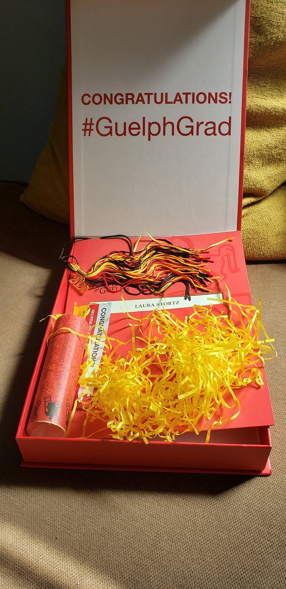 Just got my degree in the mail! Even though we can't have our normal convocation, #uog made it special. #GuelphGrad