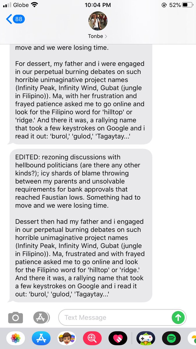 thisinnagirl's tweet photo. My dad telling me the name of the mixed-use accomm they’ll build. The writer I can only dream to become. 💯 https://t.co/29KKWbdmOS