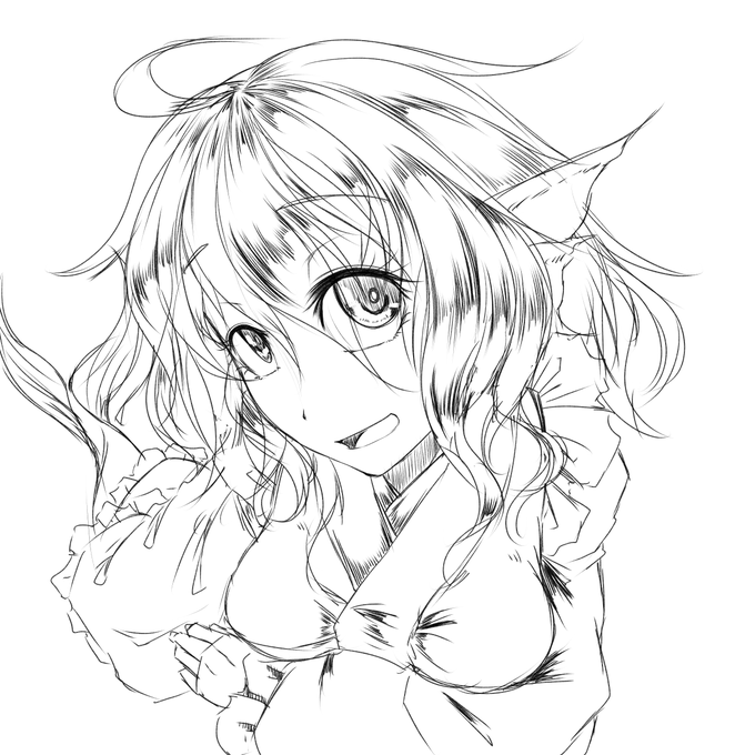 わかさぎ姫ラフ 