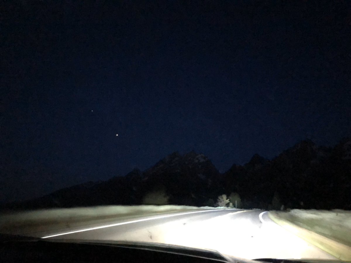 8. Limited lodging means campgrounds fill up quick. By 7am, we counted 33 cars waiting to get into the famous Jenny Lake campground. (Only 10 got spots). Luckily, we had arrived at 430am and were third in line. &ndash; bei  Jenny Lake