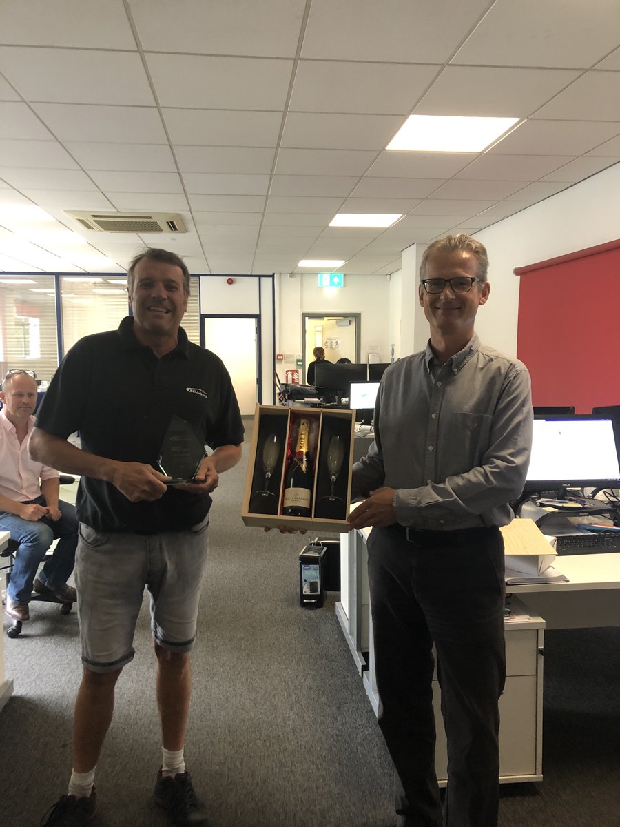 belllighting's tweet photo. This week, we're celebrating 40 years of service (yes, 40 years!) for our longest serving employee, Gary.
Thank you for your loyal service and hard work!
Here's to the next 40!
#LoyalService #BellLighting #40YearsService https://t.co/NSlBxS5yBF