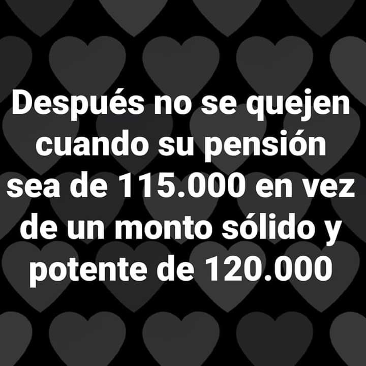 cpdf1's tweet photo. @Bienvenidos13 @TonkaTP @tv_Amaro esto nos están diciendo los politicos que no quieren que se saque el 10%, es un chiste de muy mal gusto... dejen que la gente que quiera saque su plata!!.. https://t.co/dvSdGUrbwQ