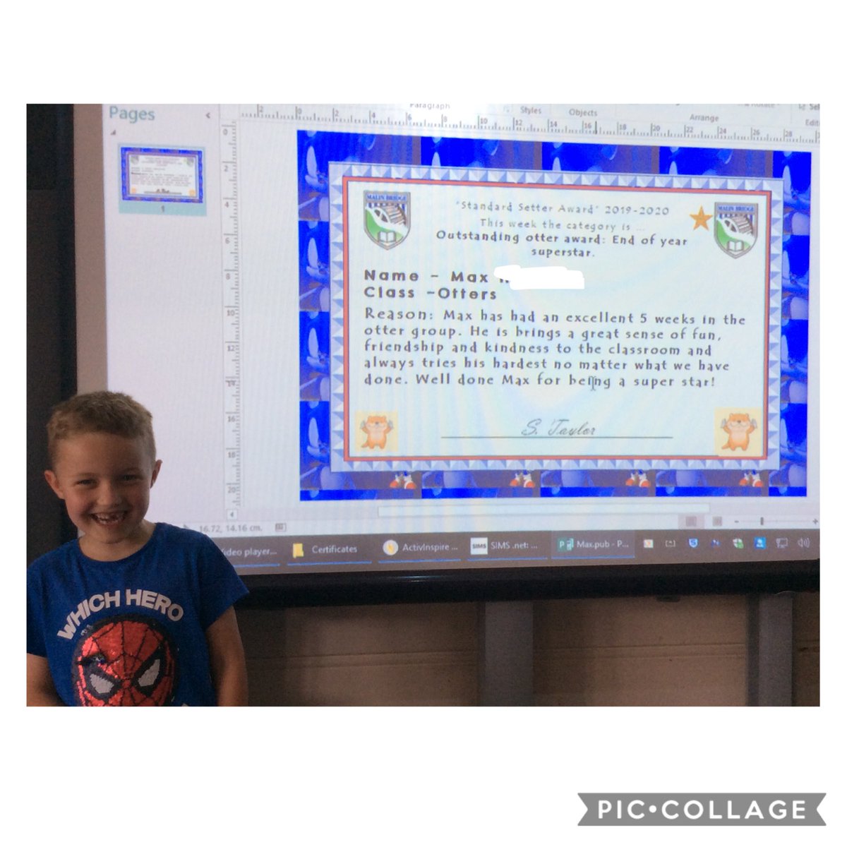 MalinOtters's tweet photo. Congratulations to our end of year superstar 🌟 https://t.co/h6SFmnzfQZ