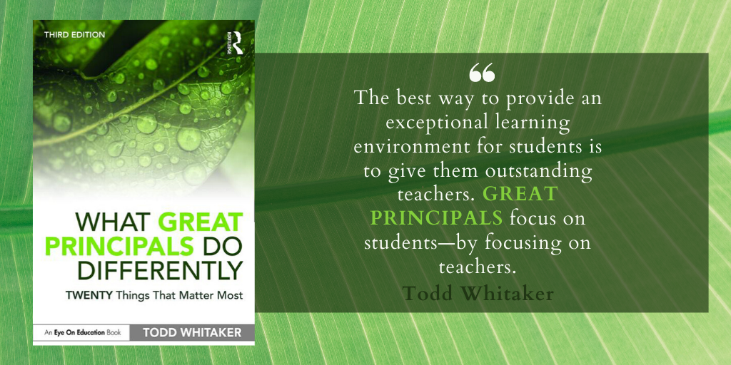 RoutledgeEOE's tweet photo. How are you providing exceptional learning environments by focusing on teachers? Don't miss the helpful advice in the newest edition of What Great Principals Do Differently by @ToddWhitaker https://t.co/UvvasyVFlc #wgpdd https://t.co/uBM2ujo7Tl