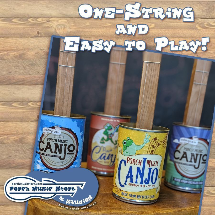 PorchMusicStore's tweet photo. Our Canjos are fun AND easy to play for EVERYONE! Stop in for yours today! Porch Music Store &amp; Studios 409 - 411 13th Street Franklin, PA 16323 https://t.co/XQU45hgnry #onestring #easytoplay #Canjo #FolkInstrument #MusicStore #FranklinPA https://t.co/ehBHiZoG6x