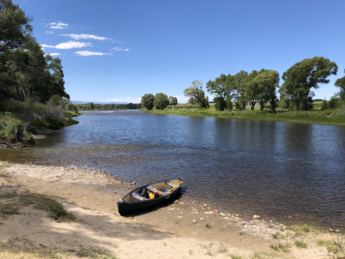 13. Remember, not everyone is approaching the pandemic the same. While lost on our canoe trip, we asked a fisherman in Wyoming where we were. I put on a mask to approach and he looked startled. Turns out he thought coronavirus was over. &ndash; bei  Foote Public Access