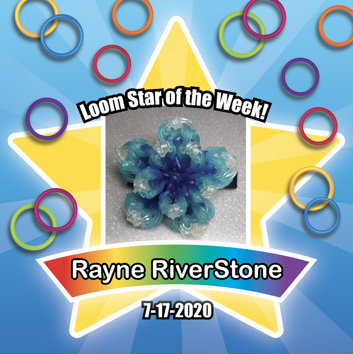 "A flower blossoms for its own joy!" - Oscar Wilde

Thanks to Rayne River Stone for this stunning Ice Hair flower.

#rainbowloom #loomstaroftheweek