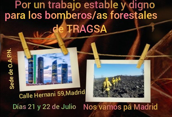 SIBF_BomberosF's tweet photo. Vamos calentando motores... Nos vamos pá Madrid. Por un trabajo estable y digno. Porque nuestro trabajo no sea un juego  Por un compromiso permanente, para una profesión, que previene y protege nuestro medio ambiente y nuestros montes, ayuda al asentamiento de la población rural https://t.co/RpeCGusH2j