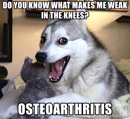 IPS_Tampa's tweet photo. OA can make us weak in the knees, but viscosupplementation, unloader braces and regular exercise can help with that! 

#IPS #integrativepracticesolutions #osteoarthritis
#physicaltherapy #manualtherapy #home #exercise
#kneetherapy #knee #kneepain #hyaluronicacid
#sportsmedicine https://t.co/fHYulqMCjr