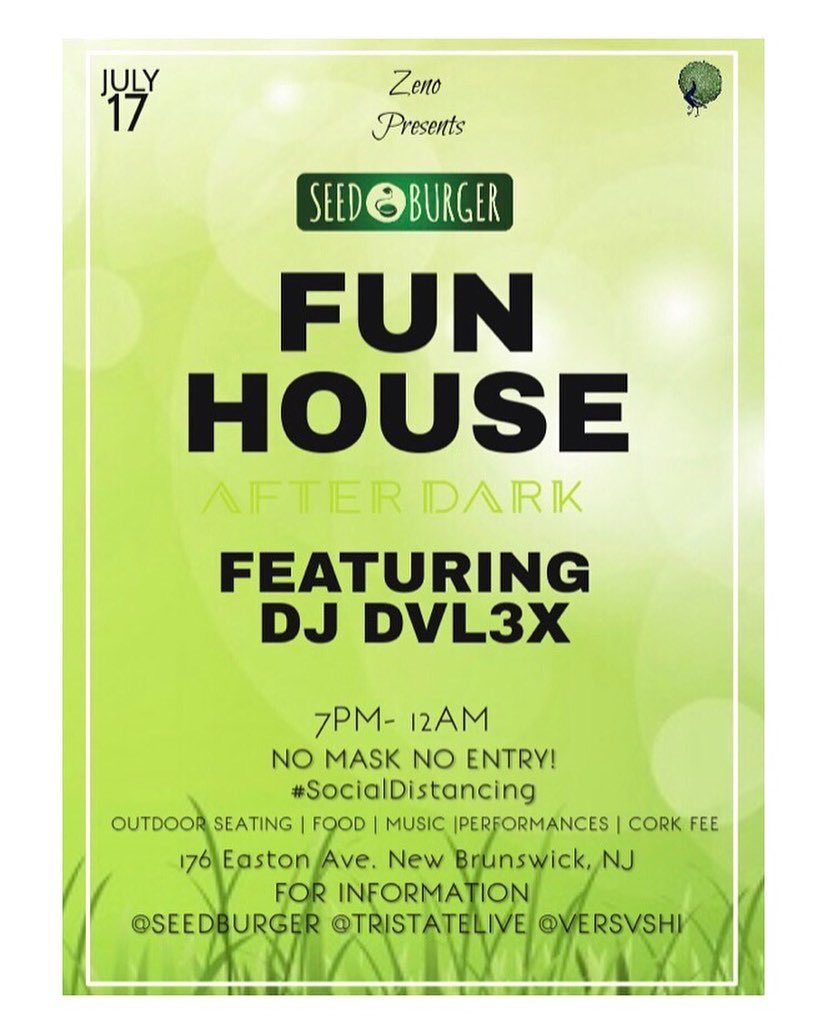 Come vibe tonight <a href="/SeedBurger/">Seed Burger</a>
