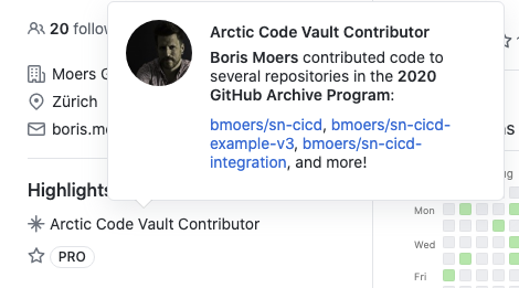 bmoers's tweet photo. Good news if you're using the CICD Server for @servicenow  https://t.co/Uv1H4YuknN 😀

It's all now in a safe place - forever in ice  🧊 🥶
#ArcticCodeVaultContributor https://t.co/vKc9G59o78