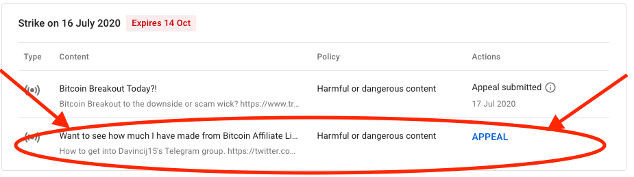 🚨One More Strike on YouTube and I am gone!🚨

<a href="/TeamYouTube/">TeamYouTube</a>  This second strike in on a video you removed a strike on 3 days ago!  

I am in danger zone territory now!

Will I survive?  Only you "the public" can save me! Smash the like retweet, comment get your friends to help!