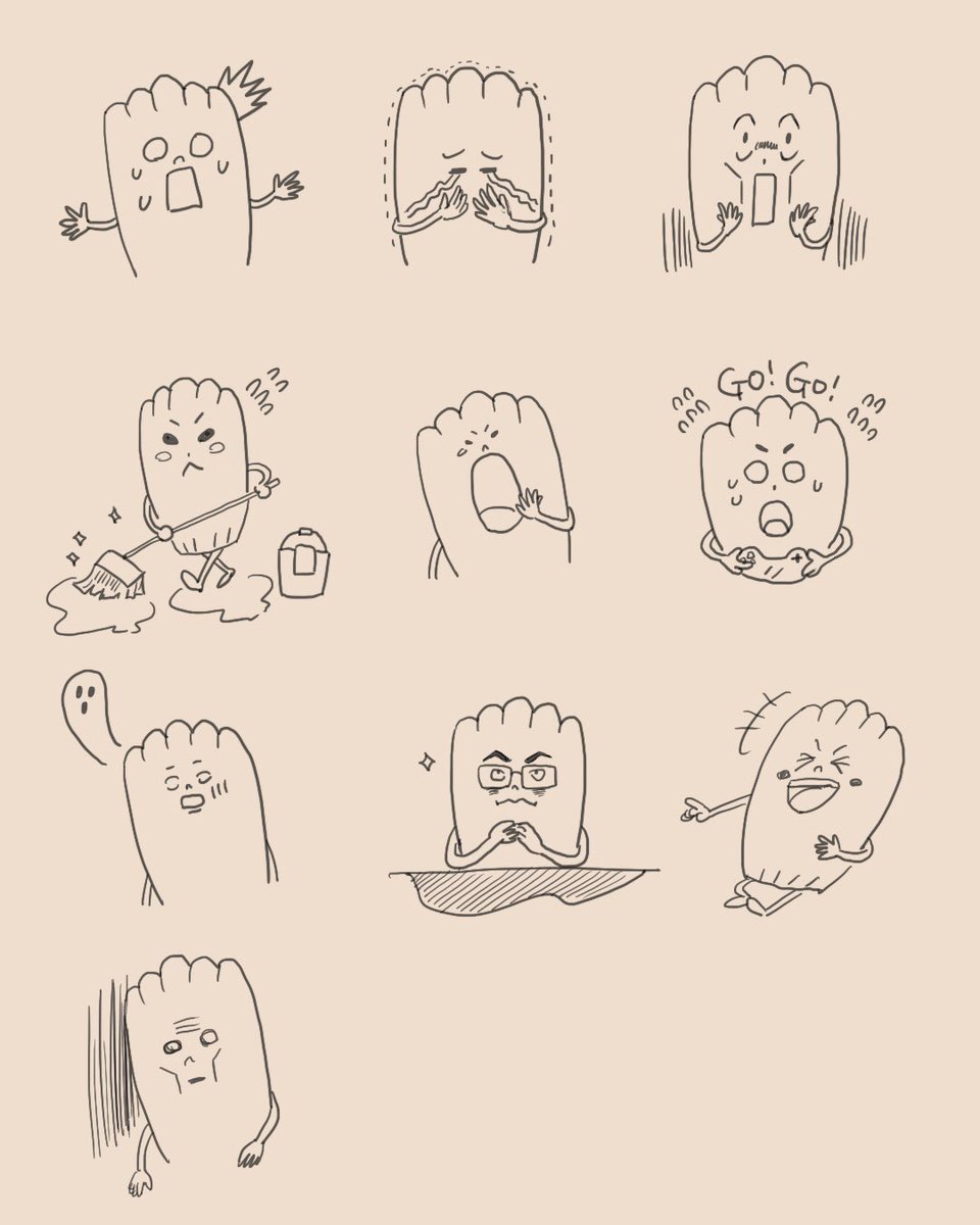 【課題】40種類模写、急いでも10種35分はかかってしまった、、。なかなかタイム縮められません!
けどデフォルメが大事だなぁと気付きました。
販売予定のスタンプは別で考えてるのを申請しようかなと思いますが、気付きを活かしたいです。
#コルクラボマンガ専科
#LINEスタンプ