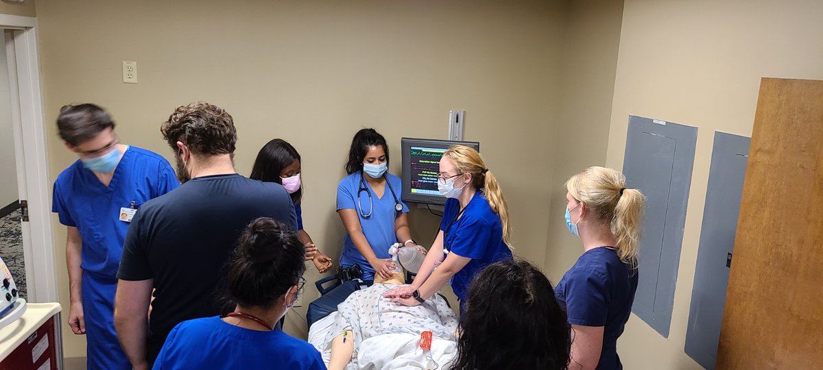 Code training with our <a href="/IMCreighton/">Creighton Internal Medicine</a> residents! <a href="/Deshi_MD/">Mellendeshi</a>