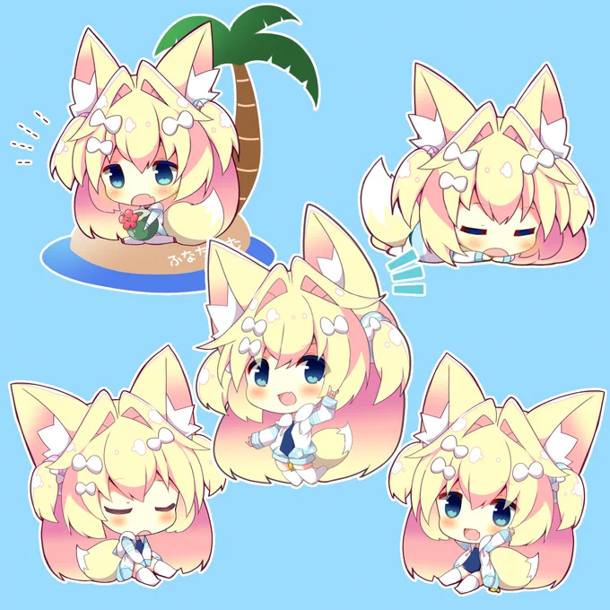 #デフォルメ絵を流してデフォルメ民を増やそう
2頭身くらいのに描くのハマってから
結構増えてた(*'▽')✨?? 