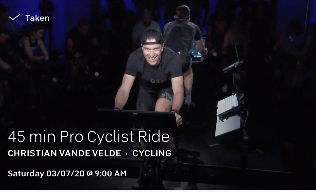 braincutter's tweet photo. Been a fitness nut forever but the Peloton Zone training is responsible for the the biggest measurable fitness gains I’ve ever had
Take the Zone Test & hit up the Pro ride
Nothing like Z5 intervals with 2-time top 10 Tour finisher @ChristianVDV
#RadialFirst
#PelotonSecond https://t.co/XaIV3x09Ll