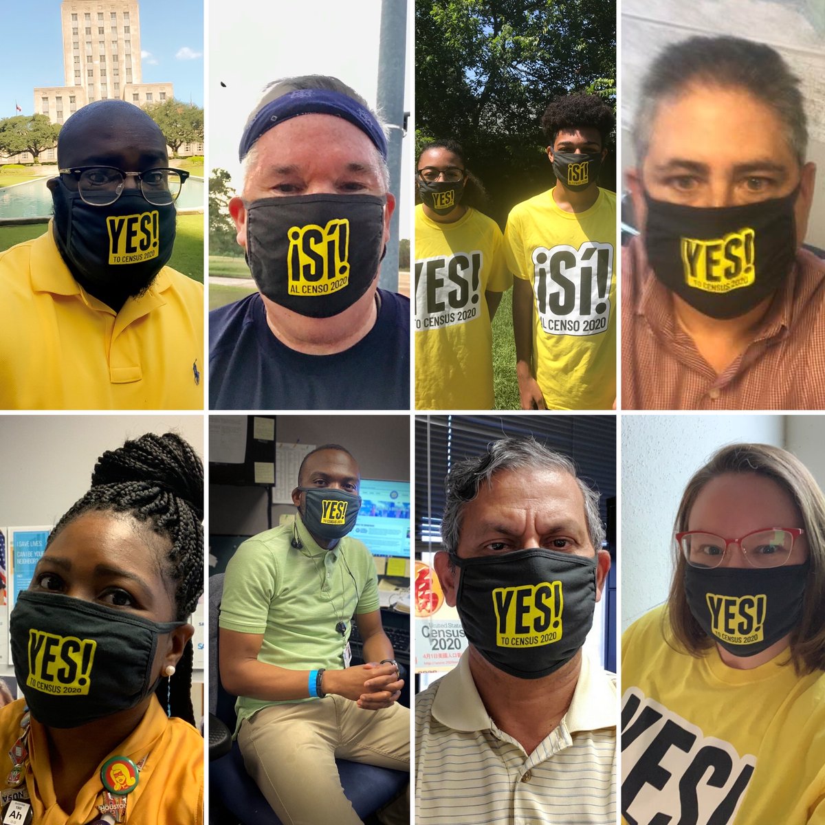 HoustonPlanning's tweet image. Make a statement for Houston's future. Join the Planning &amp;amp; Development team by masking up and saying Yes! to Census 2020. 2020census.gov/en/census-take… #YEStotheCensus
#HoustonCounts #MaskUpHou #StopTheSpread @margwallbrown