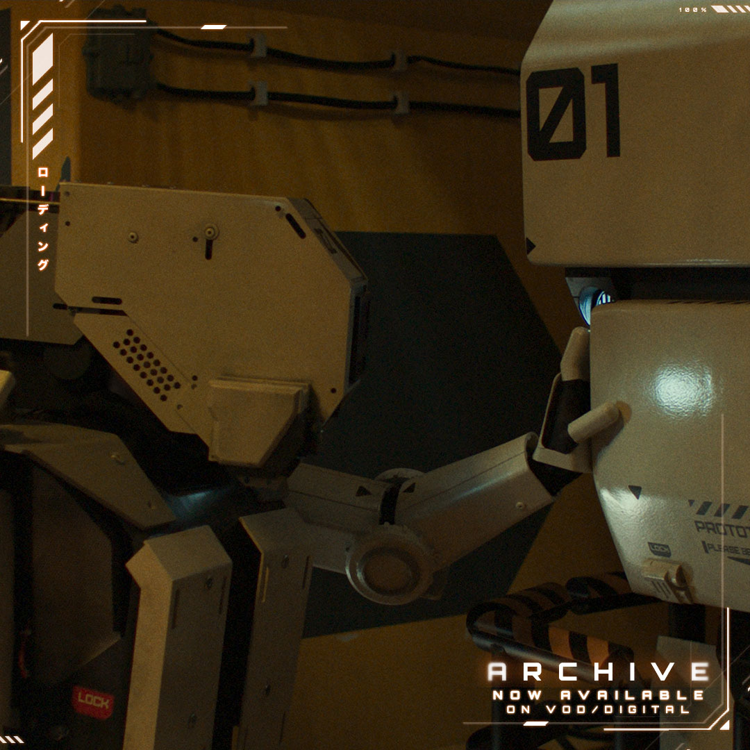 Parts of a whole family. #ArchiveMovie - now on VOD/Digital. bit.ly/ArchiveAppleTV