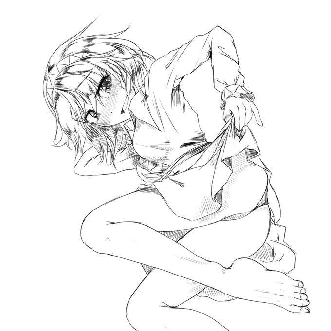 九十九八橋ラフ
一応パンツ履いてるんでエロじゃないです(^ω^) 