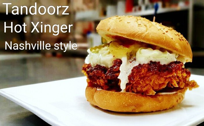 ZTandoor's tweet photo. Introducing  “Hot Xinger” Nashville style
Call  Now 2813985255.
Or order online
https://t.co/8aYTVObJ7o
#xinger #zinger #burgers #crispychicken 
#INashvillesyle #ztandoor #chickensandwich https://t.co/L75KQnr4eA
