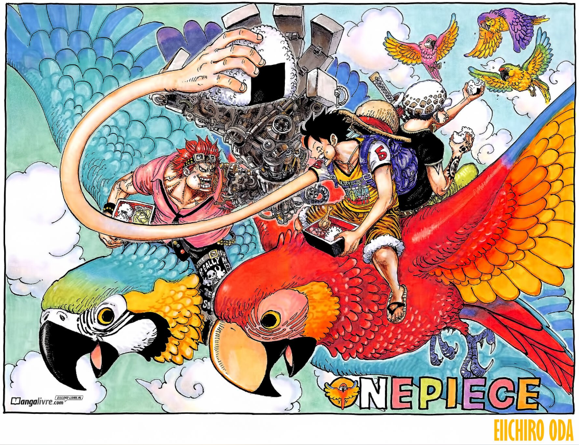 Goro Onepiece985 We Were Blessed With This Cover Art Seriously Look At This I Love The Feelings That Oda Can Transmit With His Drawings T Co Pvz2h2crji