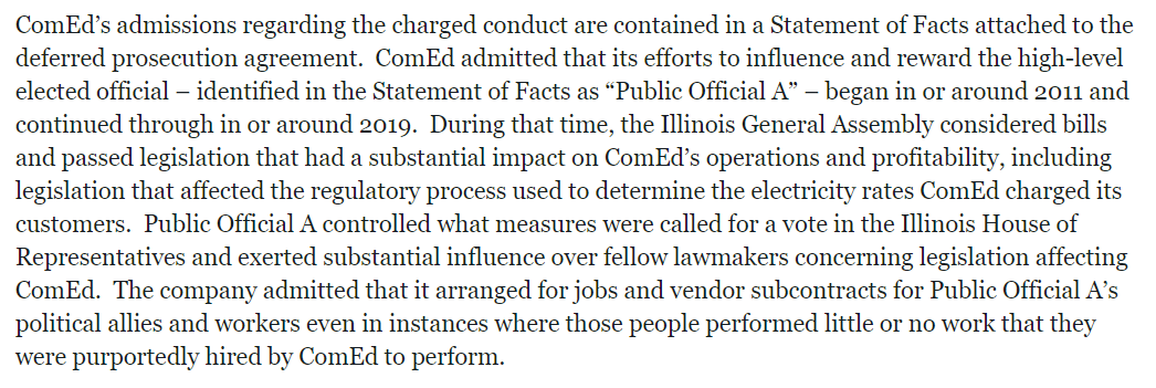 Bribery scheme was from 2011-2019,  @BarackObama what was your DOJ doing?It's not like you didn't know Illinois was corrupt to the core...