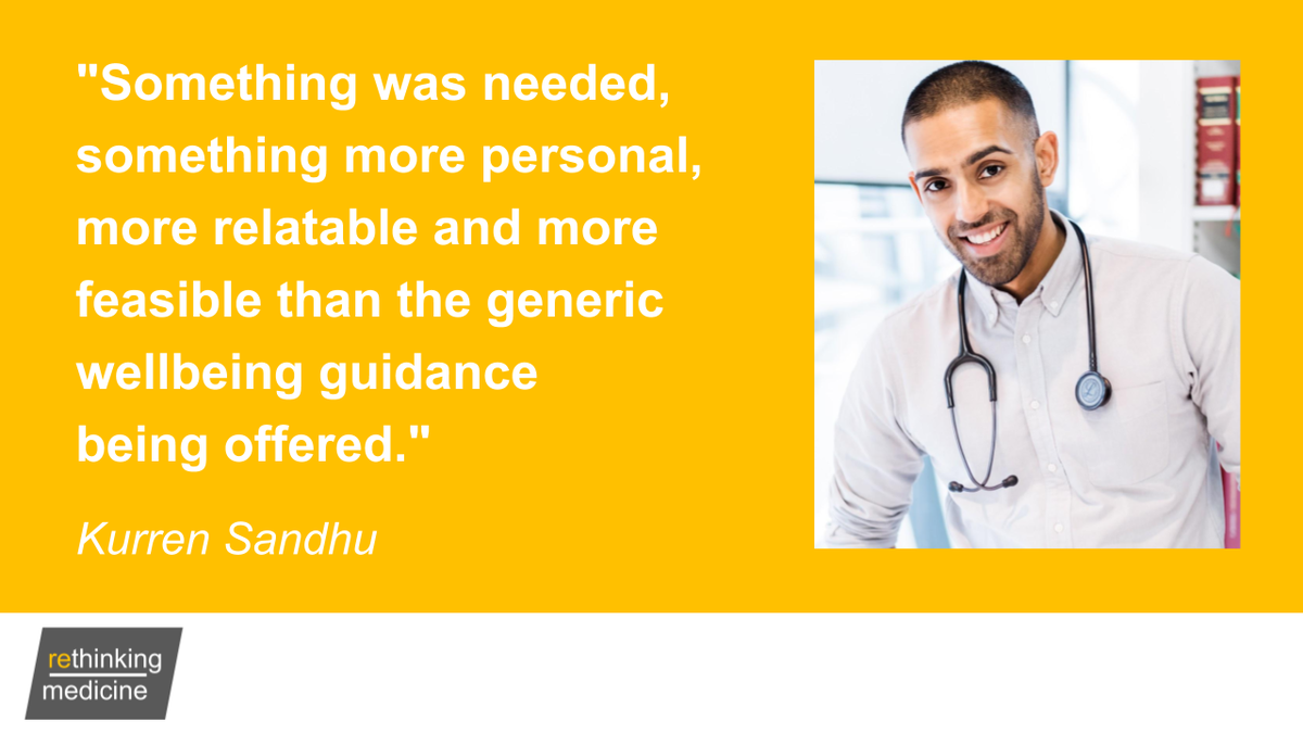 Read the latest blog on the #RethinkingMedicine website by junior doctor Kurren Sandhu. Kurren shares how he has been helping those on the frontline to cope during Covid-19: rethinkingmedicine.org.uk/2020/07/17/hel…