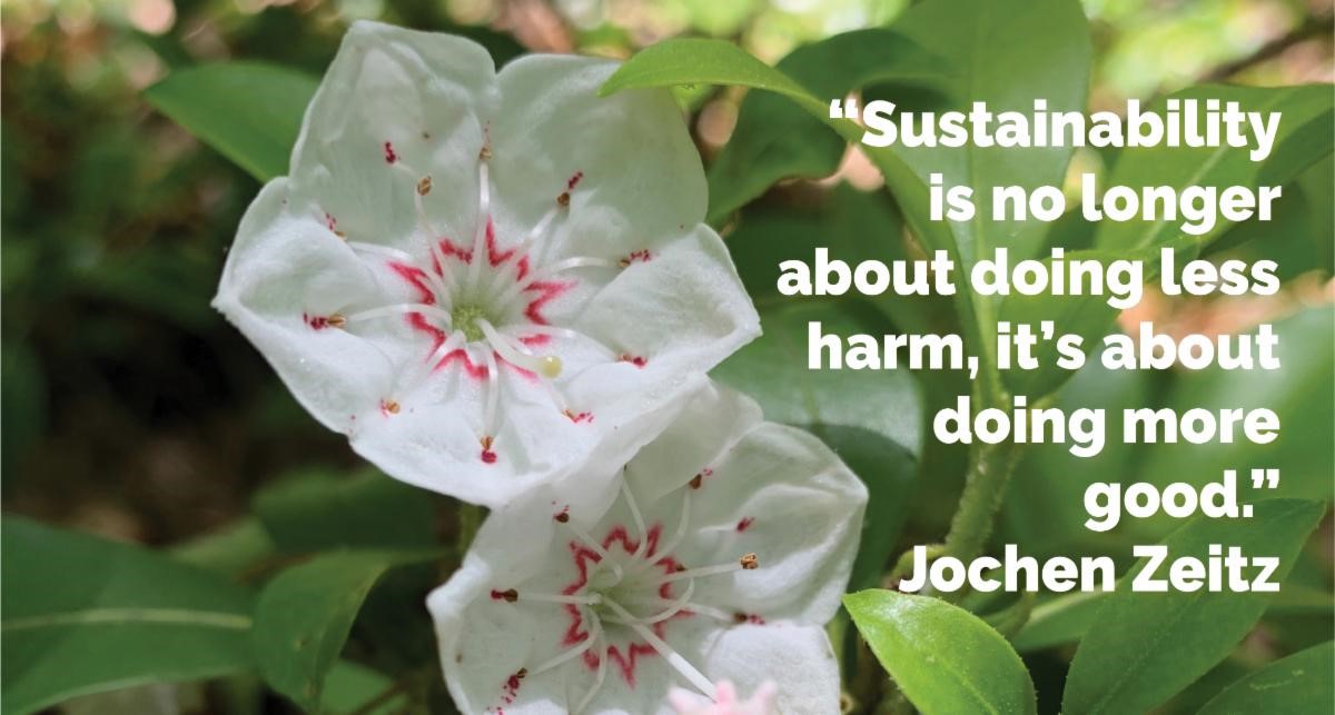 ClearWaterPA's tweet photo. "Sustainability is no longer about doing less harm, it's about doing more good." -Jochen Zeitz
.
Check out ClearWater's Adventure Series Newsletter was Modern Sustainability practices  at https://t.co/uExYvGN2HF https://t.co/flM8TdKgpp https://t.co/6TWr2VkuwL