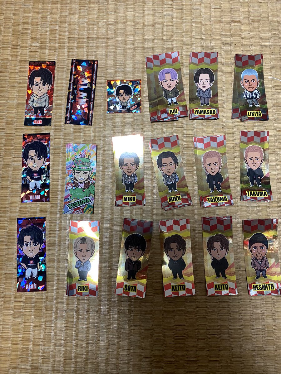 yoshi2likiya3's tweet photo. 拡散希望
トラステ　千社札
オンラインブース交換

譲　画像のもの

求　佐野玲於(シクレ優先)
　　長谷川慎(BDも求めてます)

リプお願いします。 https://t.co/Ob1sSM88Yk