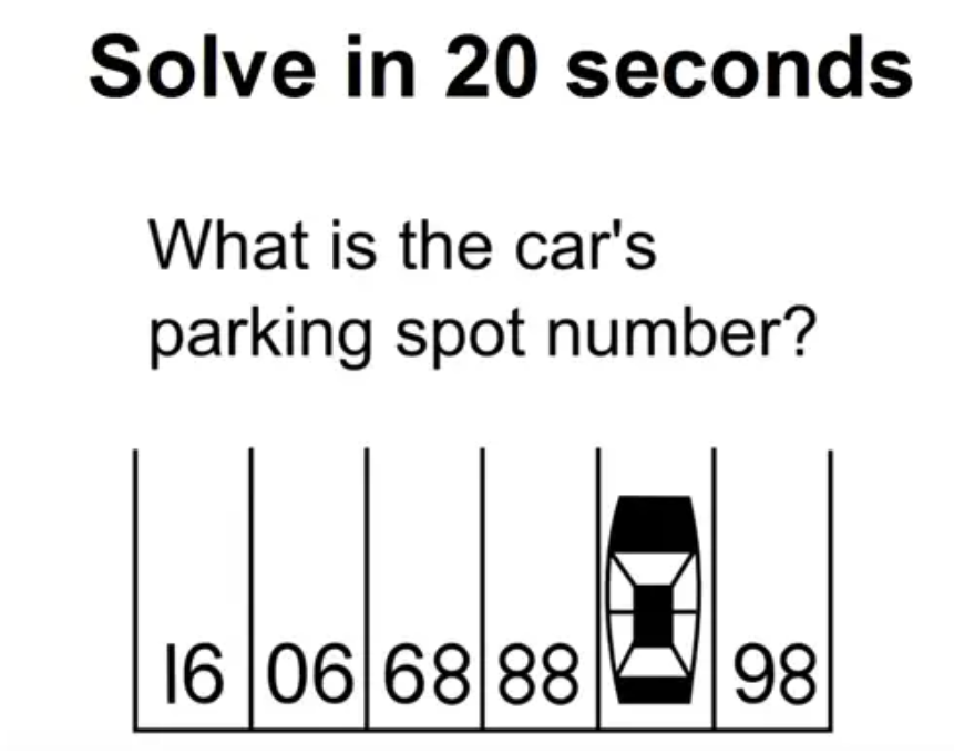 jaltucher's tweet photo. Solve puzzles instead of mindlessly argue on Twitter. Exercise Brain! 

This one says "solve in 20 seconds" but, to be honest, it took me 30 minutes. Answers tomorrow! And explain reasoning. Problem attached. 

[and yesterday's was "6" - square every num, add them, take sq root] https://t.co/2XASNKtWi8