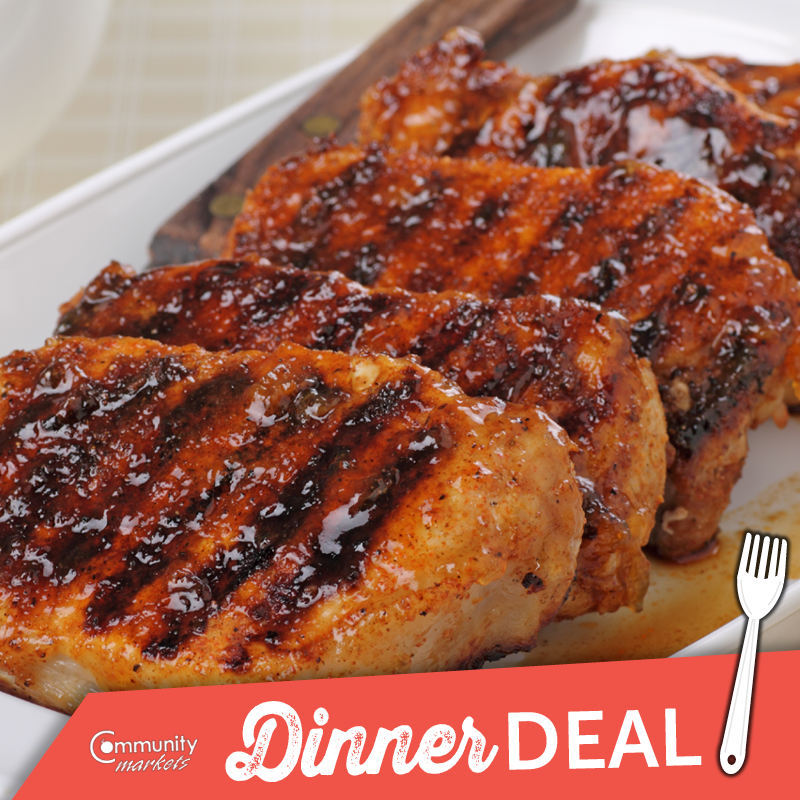 What's For Dinner? 🤔 Pork Chops!

✅ Boneless Pork Loin Chops Buy 1 Package, Get 1 Package FREE
✅ Simply Potatoes 20 oz. $2.39
✅ California Strawberries &amp; Blueberries 3/$5
*pricing valid through July 22nd