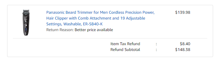 YouveFoundNemo's tweet photo. @amazon Bought trimmer for on amazon $140, now the price of the trimmer dropped to 30% to $100. Now I have to return the trimmer and buy the same one again. Simple price match would have solved this. This really helps your climate pledge?  
https://t.co/6NJaQNSr9W https://t.co/M53QTUqAM1