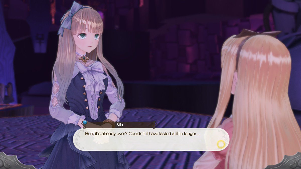 Atelier Lulua's story is captivating and deals with very important themes such as the concept of family, blood relathionship and friendship.It will give you moments of joy and laughter, but also twists, difficult choices and dramatic moments.