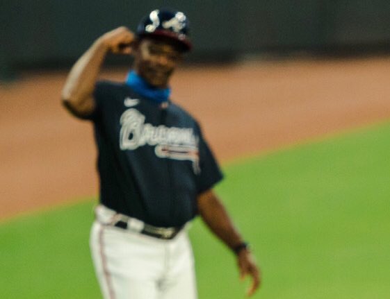 Braves's tweet photo. When you realize #OpeningDay is one week away!

#ForTheA https://t.co/JKL3DyzeWG