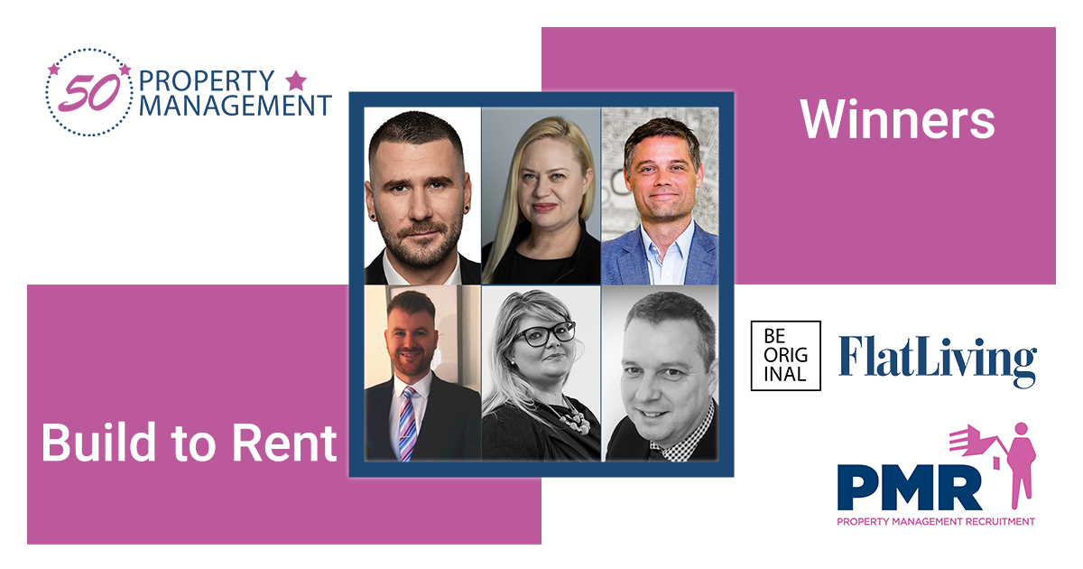 rebeccak3lly's tweet photo. Congratulations to this year's winners in our Build to Rent category!

See a full list of all of our winners here:

🟣https://t.co/1VfQ71AyST

With thanks to fellow sponsors PropManRecruit &amp; FlatLivingLoves.

#PropertyManagement50 #BlockManagement #PropertyManagement https://t.co/jH2ldtmAI6