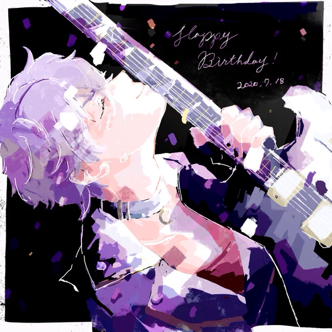 晃牙くんお誕生日おめでとう! DangerousなRockに口づけを…??✝️

#大神晃牙生誕祭2020 #大神晃牙誕生祭2020 