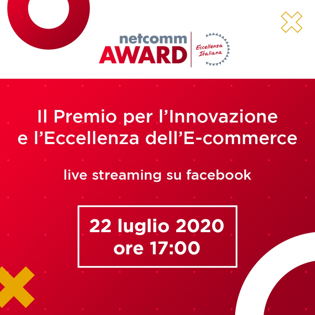 MasiWeb's tweet photo. 🚨🚨🚨 Abbiamo la data: il 22 luglio, dalle 17.00, si svolge la consegna del Netcomm AWARD 2020!
🍀 Dita incrociate per https://t.co/GcQLdkyEM5 tra i candidati a ricevere il riconoscimento dedicato agli e-commerce più innovativi!

#Netcomm #NetcommAWARD… https://t.co/hrPusJgBi6