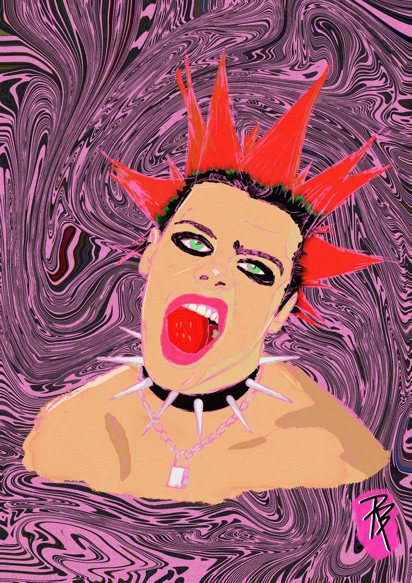 RadBearI's tweet photo. #strawberrylipstick is all I’ve listened to for the last 24 hours @yungblud @YungbludArmy https://t.co/PG8kwcaUpM