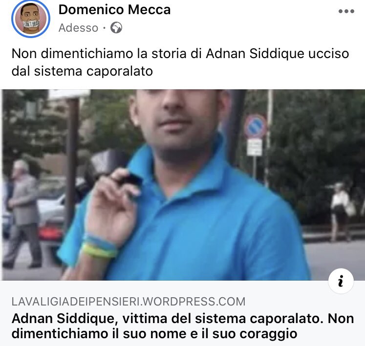MeccaDmecca's tweet photo. #adnansiddique #migranti #caporalato #caltanissetta #wordpress #WordPress #wordpresswebsite  https://t.co/koXWWW81yT https://t.co/Wq9OCkL3hz