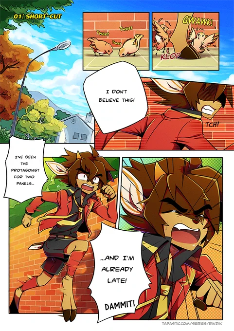 RikDik! pages 1-2. These are so old so don't look too hard but if you wanna read my deerboi comic, you can do so here -->https://t.co/M7NVd8c8hW
#comic #rikdik #deer #anthro #dikdik 