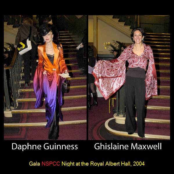 NSPCC - The National Society for the Prevention of Cruelty to Children➊➒ Daphne GuinnessHer father Jonathan, 3rd Baron Moyne, was active in a ritual abuse network, or so Dr Joan Coleman was informedDaphne appears to be friends with Ghislaine's close friend Lady Rothschild