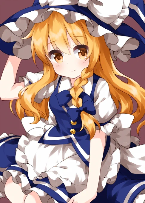 #深夜の真剣お絵描き60分一本勝負 霧雨魔理沙 