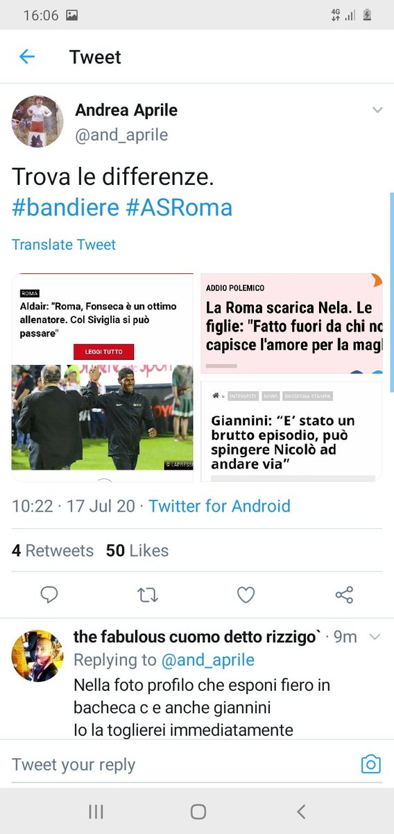 Fabius40884986's tweet photo. E allora trovamole ste differenze
Giannini nella foto profilo a sx
A dx invece offendiamo il principe
#tifosi #faciolari
Sete no spettacolo della natura https://t.co/msWo0SEpg2