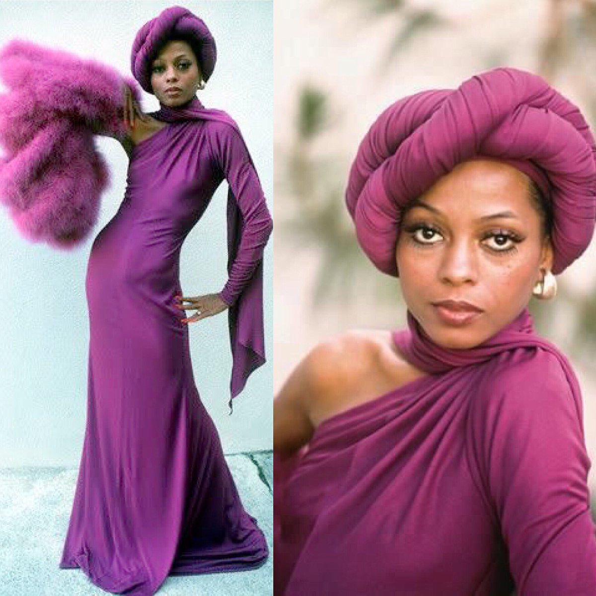 Mahogany, a 1975 film where Diana Ross costumed herself gorgeously:
