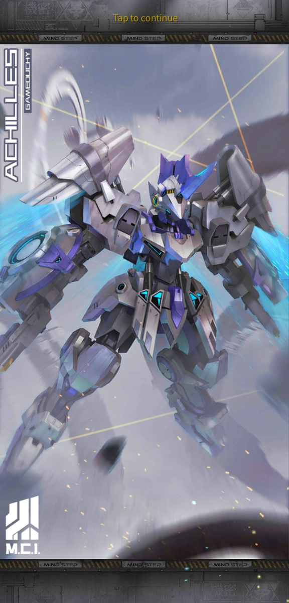 I just got a new mecha 「Achilles」 #IronSaga