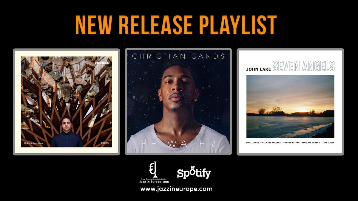 NEW RELEASE FRIDAY
This weeks featured album is the latest release from pianist Christian Sands "Be Water". Also added new music from Robert Koemans and John lake. Check out these albums and more on our New Release #Spotify playlist. spoti.fi/2YXrcmD