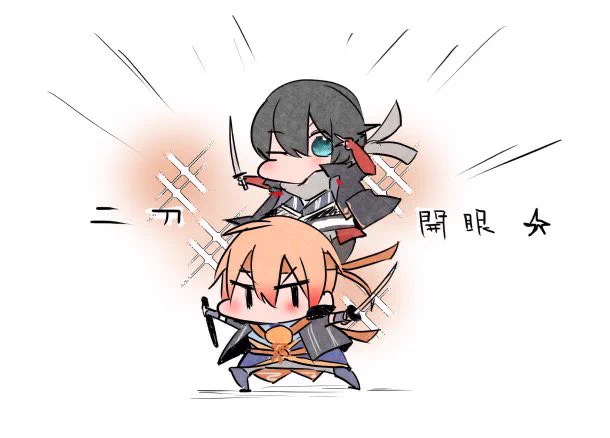#デフォルメ絵を流してデフォルメ民を増やそう
ぷちぷち山姥切くん 